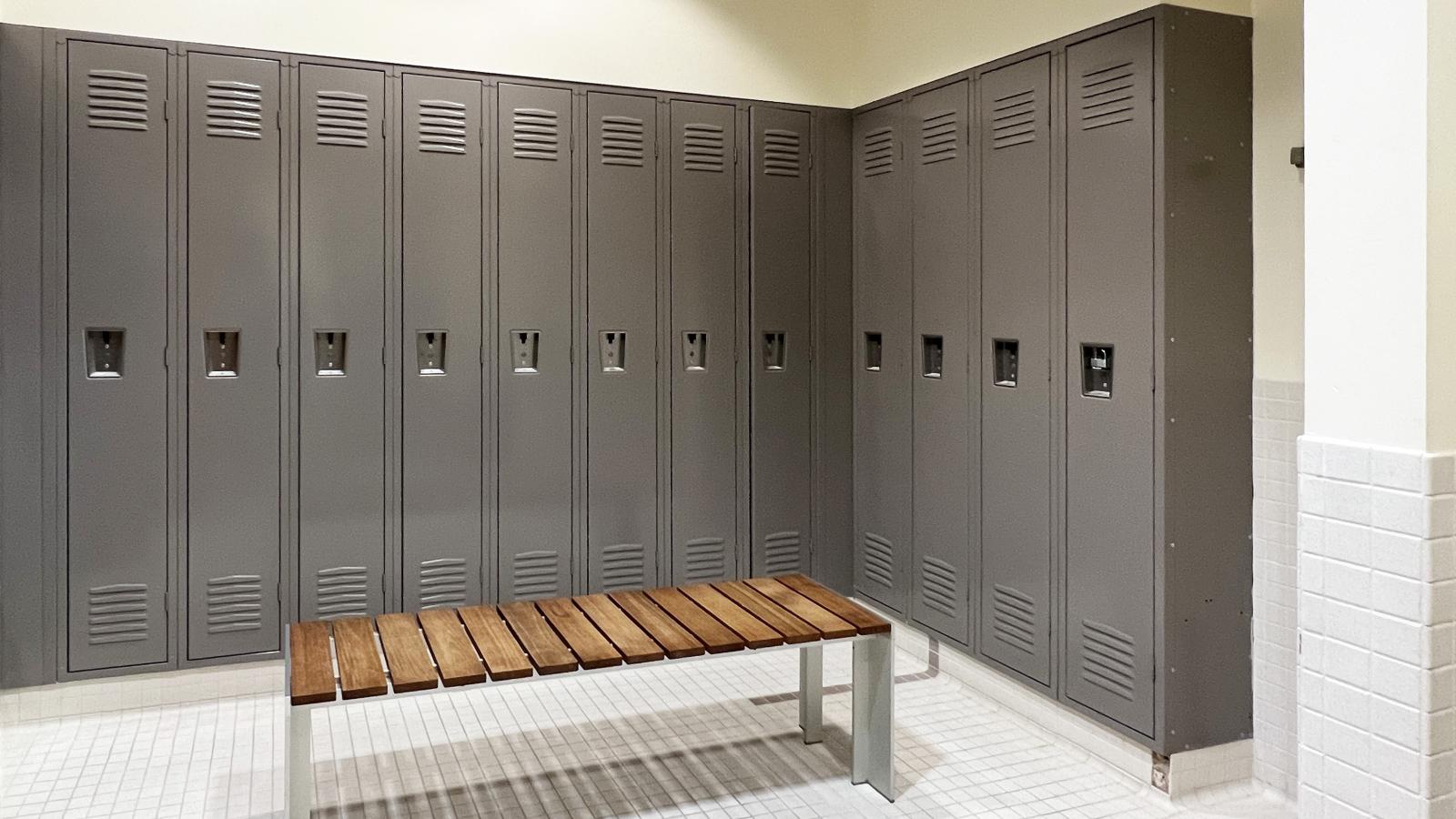 Full locker and shower facilities available for tenants at Block 89