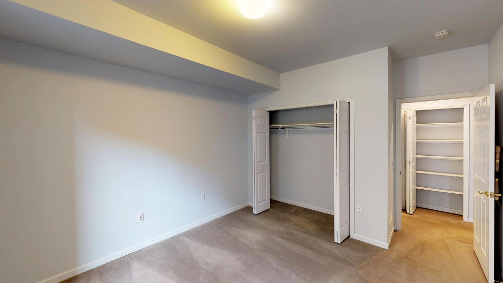 Classic bathroom with traditional fixtures at City Place Apartments