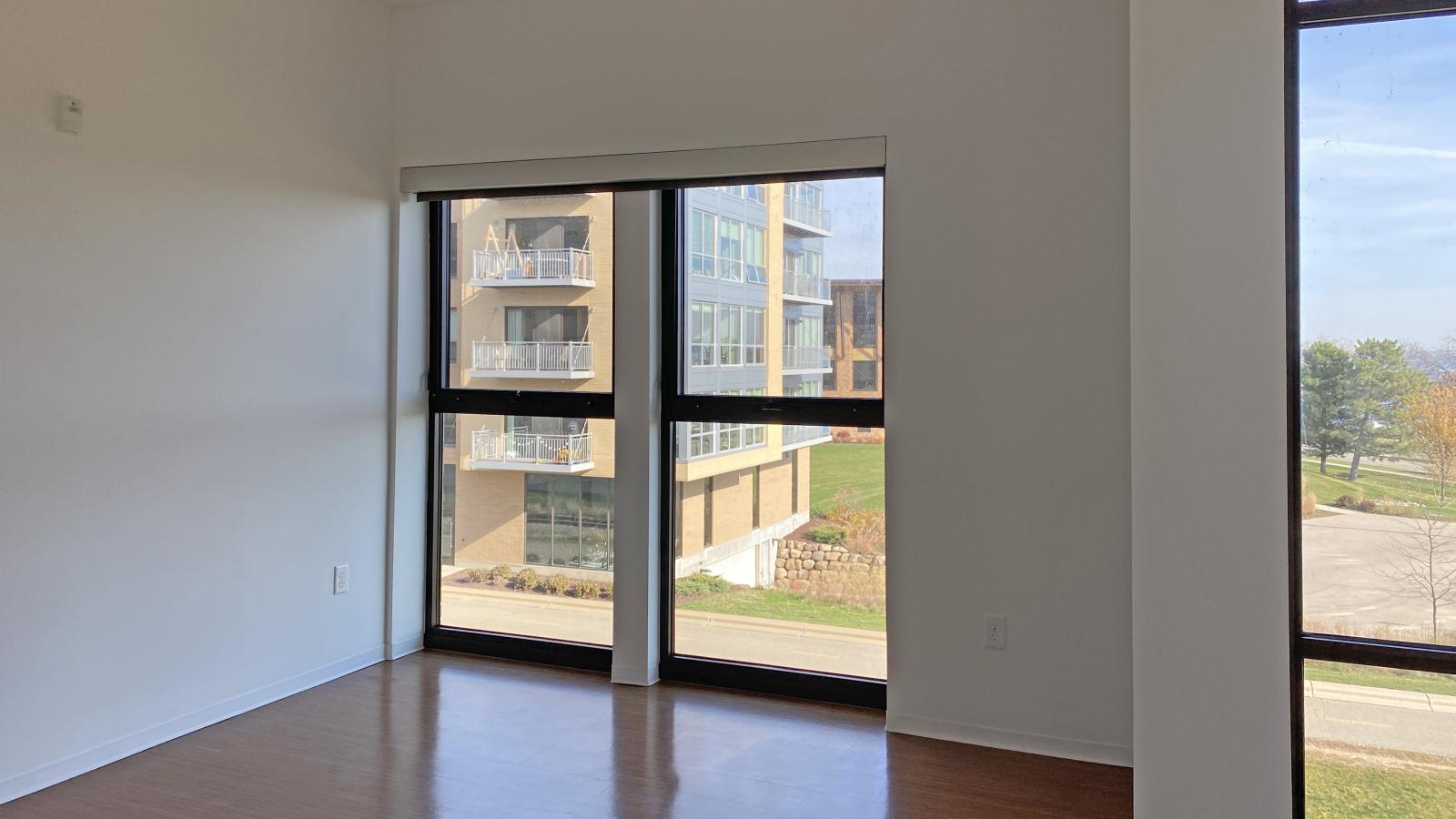 Spacious two bedroom with walk in closets and contemporary finishes at SEVEN27