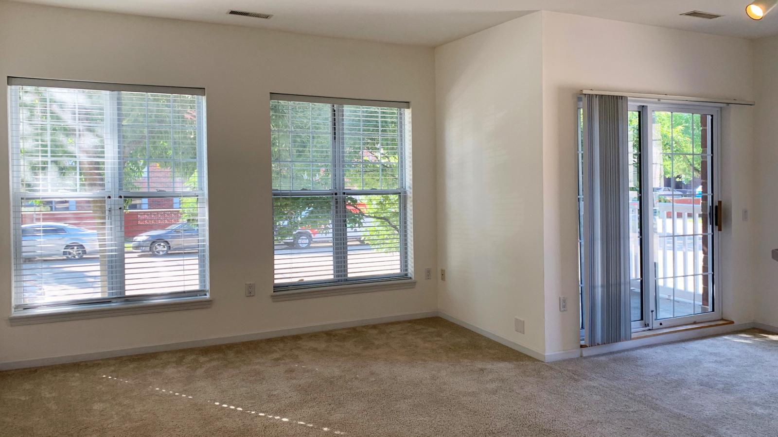 Large two-bedroom apartment with traditional finishes and private balcony at City Place