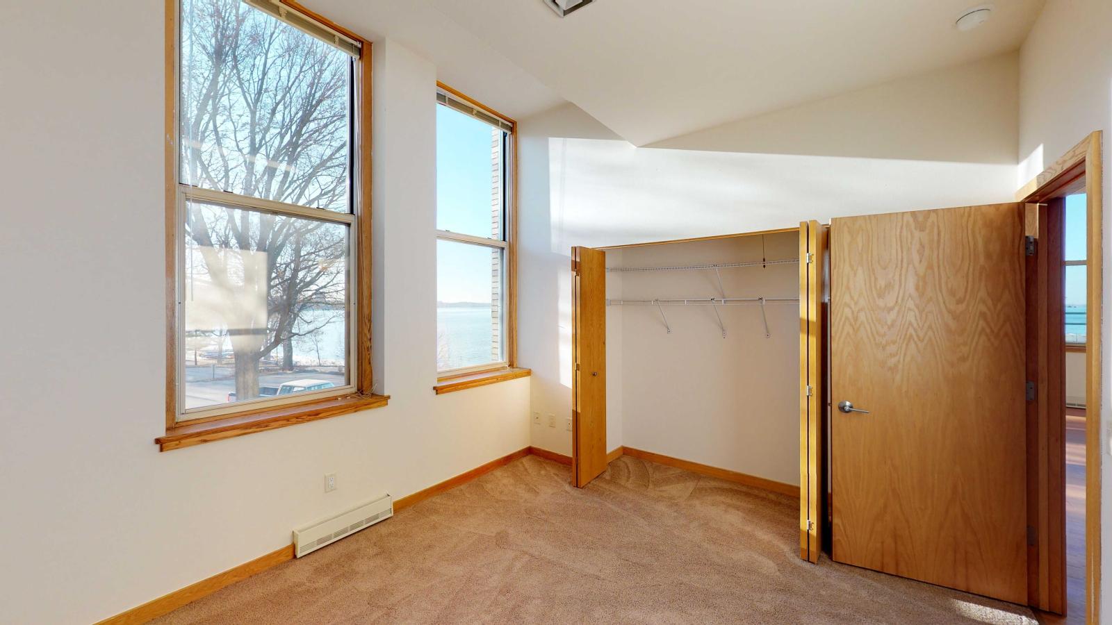 One-bedroom apartment with direct views of Lake Mendota at Lincoln School in Madison