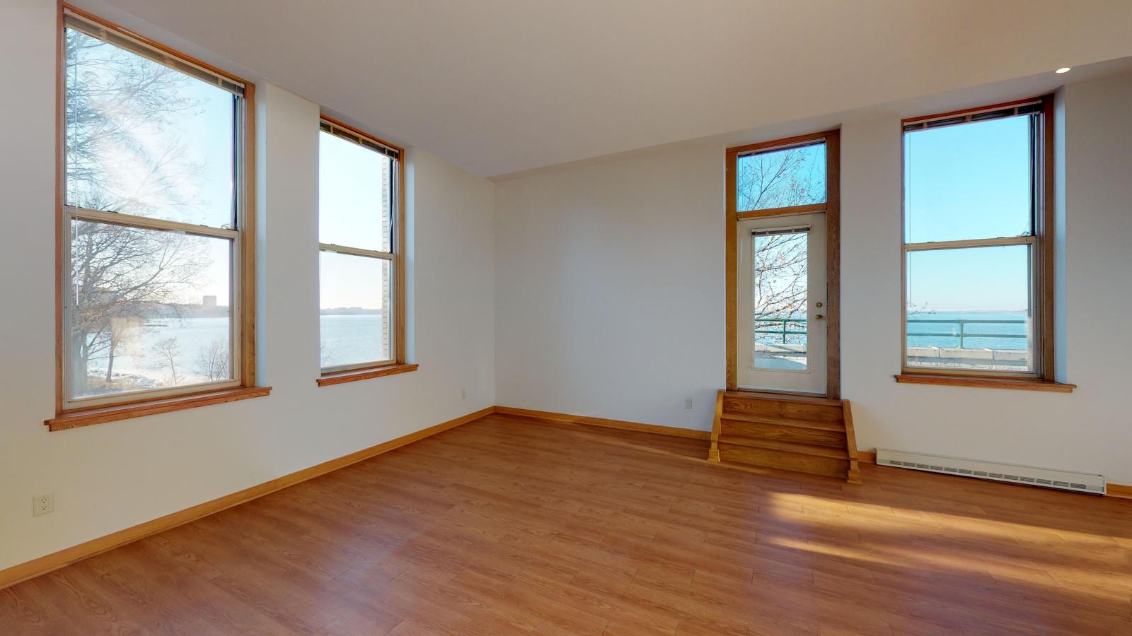 One-bedroom apartment with direct views of Lake Mendota at Lincoln School in Madison
