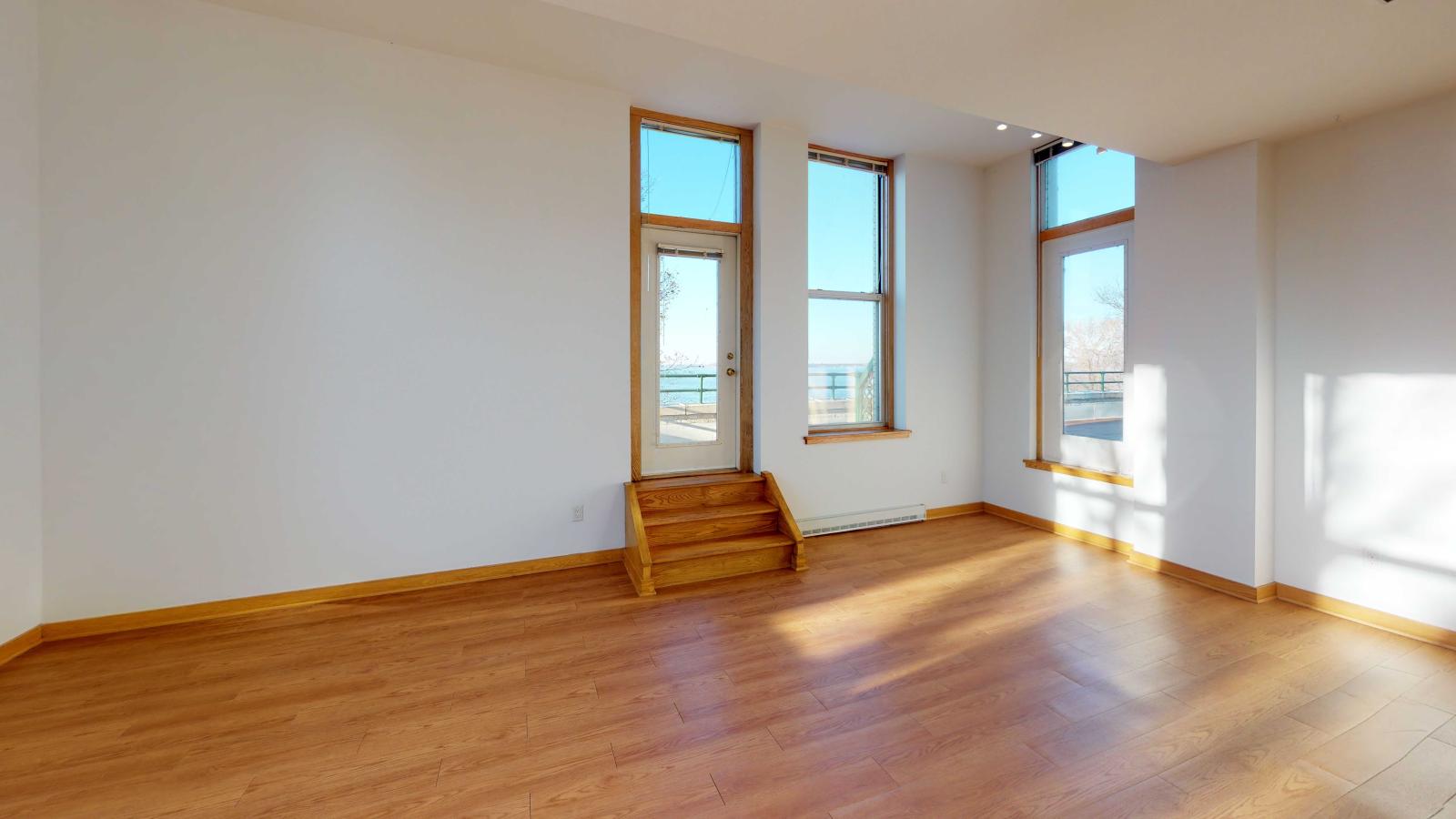 One-bedroom apartment with direct views of Lake Mendota at Lincoln School in Madison