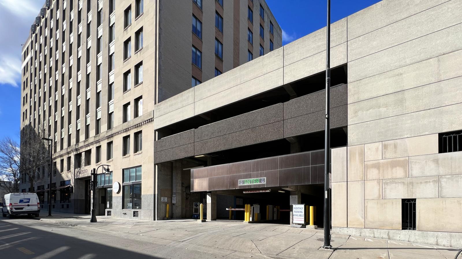 Tenney Plaza Parking Ramp Downtown Madison Capitol Square