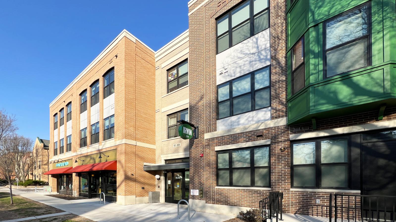 The Irwin South located directly on Williamson Street in downtown Madison Wisconsin