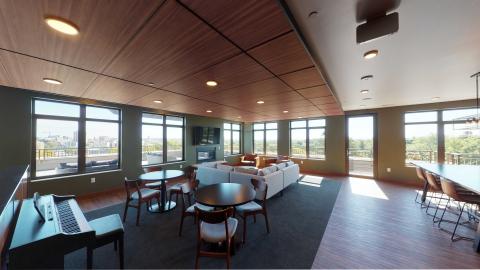 ULI 1722 Monroe Apartments Common Room Rendering