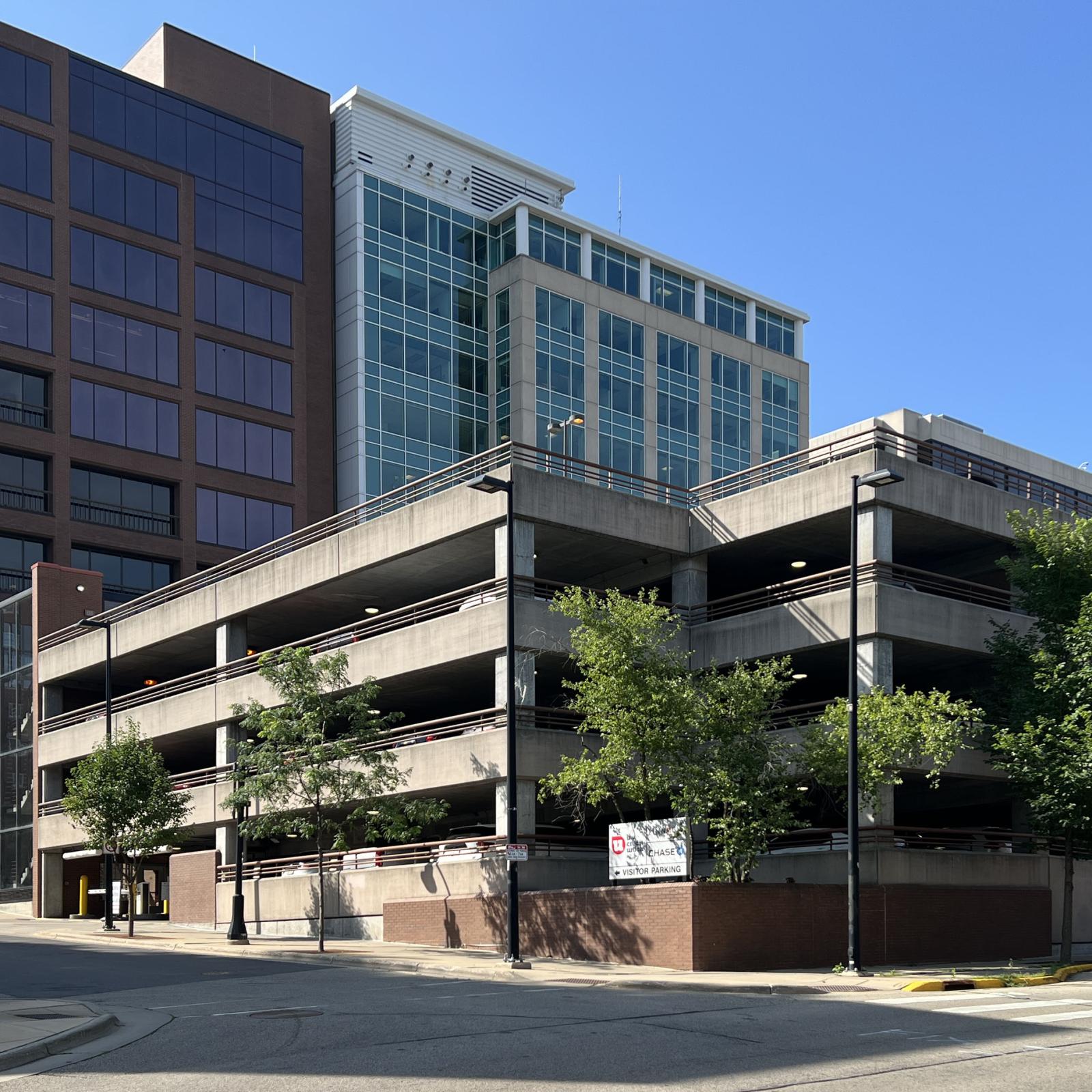 Dayton Pickney Parking garage downtown Madison 