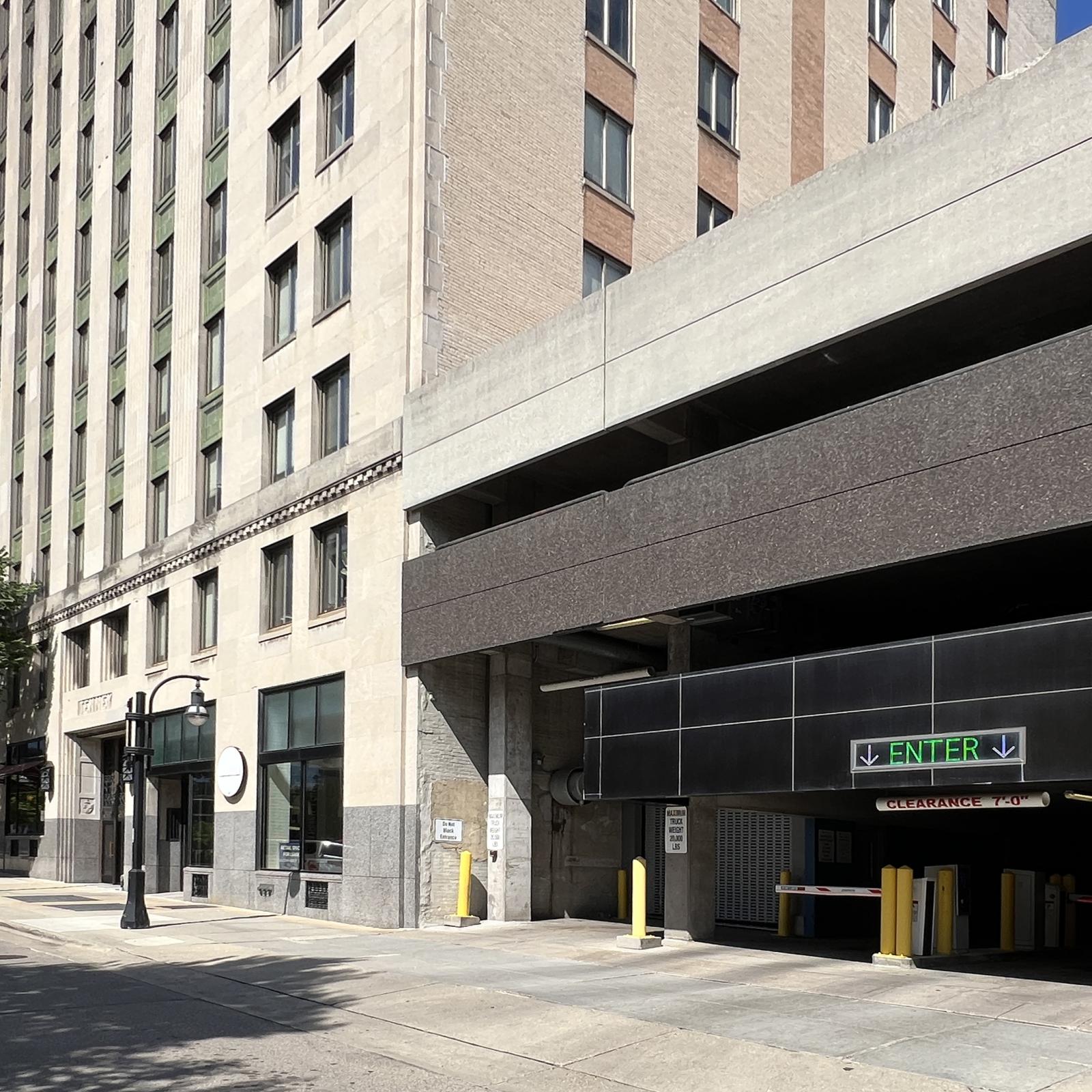 Tenney Plaza Parking Ramp Downtown Madison Capitol Square