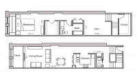 ULI Lincoln School 204 - One Bedroom Plus Den, One and  Half Bathroom